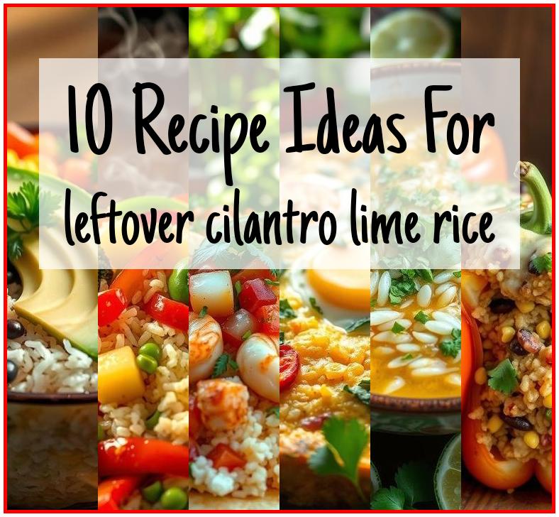 Freeze Leftover Cilantro Lime Rice: Maximize Flavor for Months
